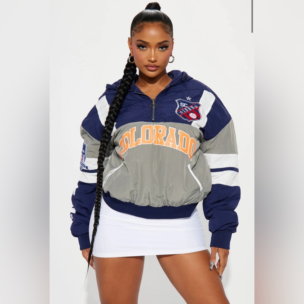 Fashion Nova Jacket Size S Colorado Windbreaker